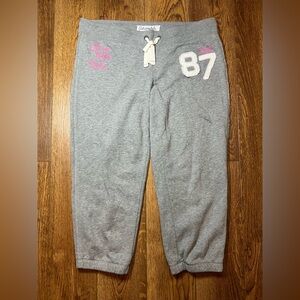Aeropostale Gray and Pink Joggers